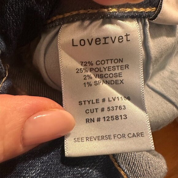 Vervet High Rise Ankle Jeans Size 27 NWOT - Picture 6 of 6